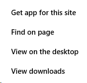 ie get app when not installed